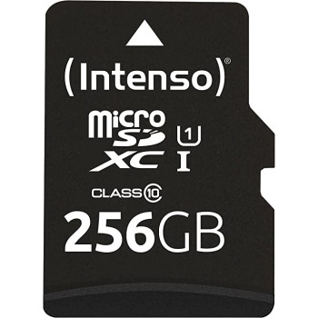 Intenso UHS-I Performance 256 GB microSDXC, memory card (black, UHS-I U1, Class 10)