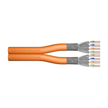 Digitus Professional Cat7 S/FTP installation cable duplex, Dca (orange, 500 meter drum)