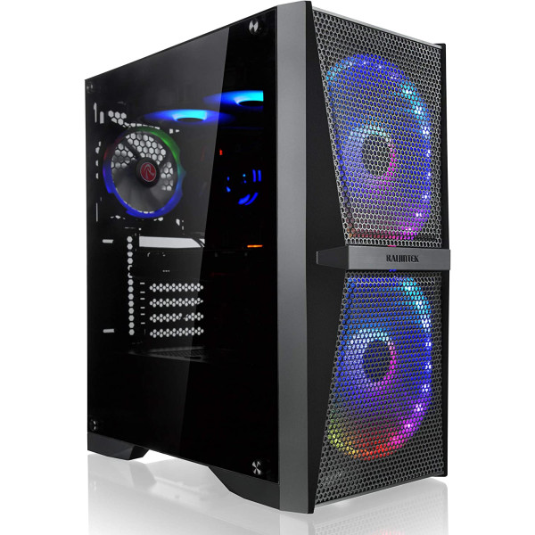 RAIJINTEK SILENOS MS PRO, tower case (black, version with ARGB fan, tempered glass) RAIJINTEK SILENOS MS PRO, tower case (black, version with ARGB fan, tempered glass)