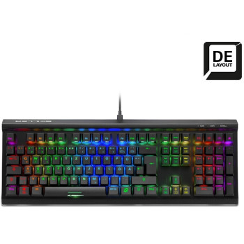 DE layout - Sharkoon SKILLER SGK60, gaming keyboard (black, Kailh BOX Red)
