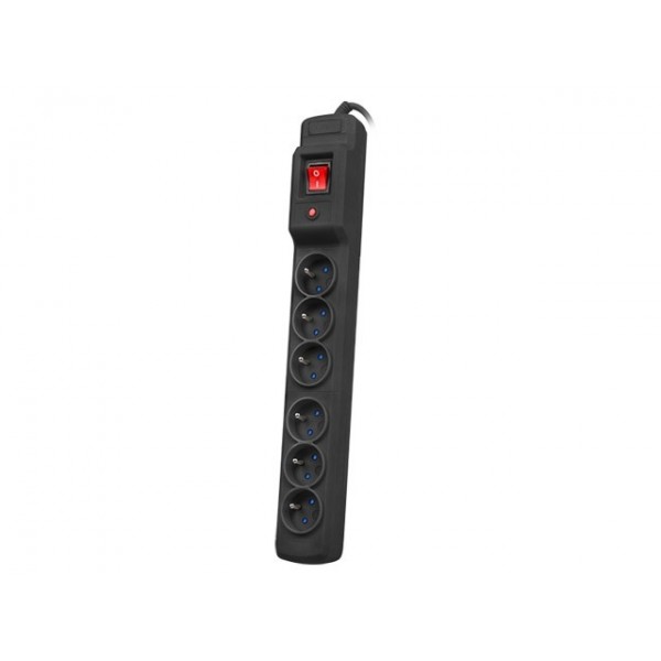 Listwa zasilająca 3m multi 6M czarna M6/30/CZ Listwa zasilająca 3m multi 6M czarna M6/30/CZ
