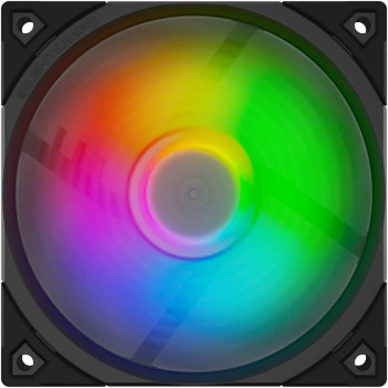 SilentiumPC Fluctus 120 PWM ARGB 120x120x25mm, case fan (black/transparent)