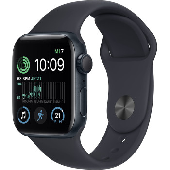 Apple Watch SE Smartwatch (midnight, 40mm, GPS, Sport Band) MNJT3FD/A
