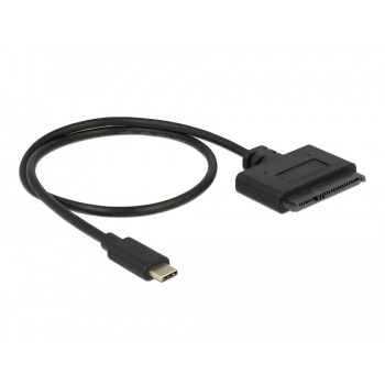 Adapter USB-C(M) 3.1 gen 2 - SATA DATA III (6GB/S) 22PIN(F) 0.5m