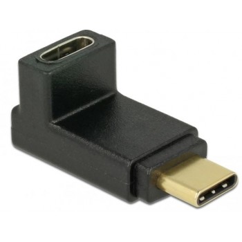 Adapter USB 3.1 C(M) -USB 3.1 C(F) kątowy