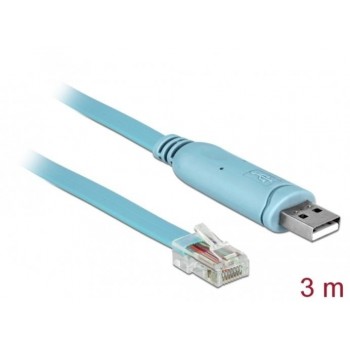 Adapter USB-A(M) 2.0-SERIAL RJ45 (RS-232)
