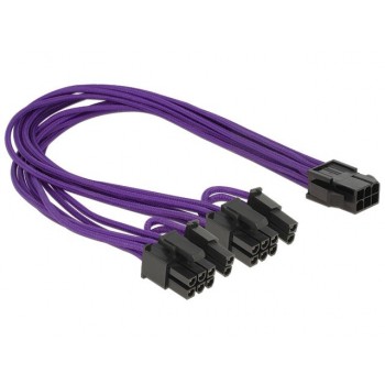 Kabel rozdzielacz zasilania PCI Express 6 PIN(F) - 2xPCI Expres 8 PIN 30 cm
