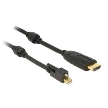 Kabel Displayport MINI(M) V1.2 ze śrubą - HDMI(M)