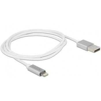Kabel LIGHTNING(M) USB-A(M) 1m biały