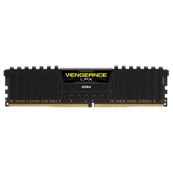 Corsair DDR4 16GB 2666 Kit - Black - CMK16GX4M2A2666C16 - Vengeance LPX