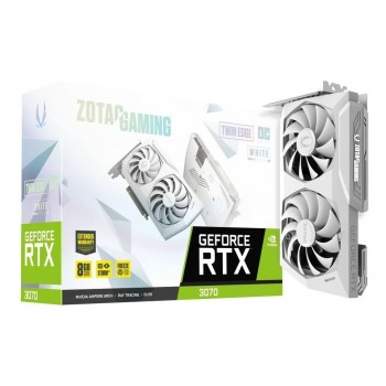 Karta graficzna GeForce RTX 3070 Twin Edge OC 8GB White Edition GDDR6 3DP/HDMI
