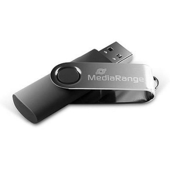 MediaRange Flexi-Drive 16GB USB flash drive (silver / black, USB-A 2.0)