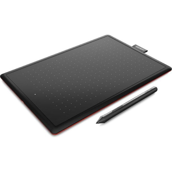 Wacom One Medium, graphics tablet (black / red) Wacom One Medium, graphics tablet (black / red)
