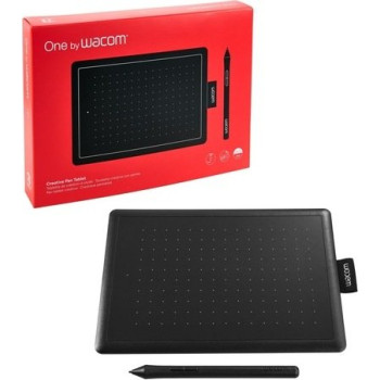 Wacom One Small, graphics tablet (black / red)