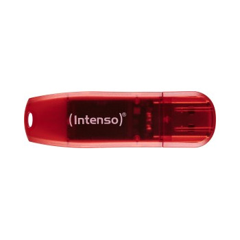 Intenso Rainbow Line 128 GB, USB stick (red, USB 2.0)
