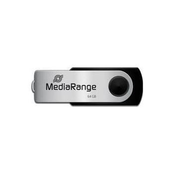 MediaRange 64 GB, USB stick (silver / black, USB-A 2.0)
