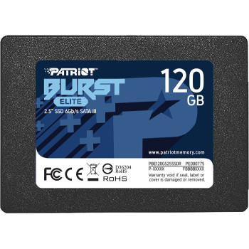 Patriot Burst Elite 120 GB, SSD (black, SATA 6 Gb / s, 2.5 ")