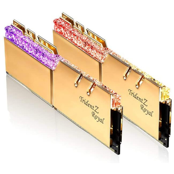 G.Skill DDR4 32GB 4400- CL - 19 TZ Royal Gold Dual Kit - F4-4400C19D-32GTRG G.Skill DDR4 32GB 4400- CL - 19 TZ Royal Gold Dual Kit - F4-4400C19D-32GTRG
