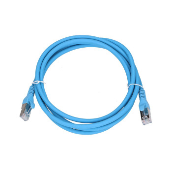 Kabel sieciowy Extralink EX.6563 (RJ45 - RJ45 , 2m, S/FTP, kat. 6a, kolor niebieski)