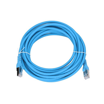 Kabel sieciowy Extralink EX.6587 (RJ45 - RJ45 , 5m, S/FTP, kat. 6a, kolor niebieski)