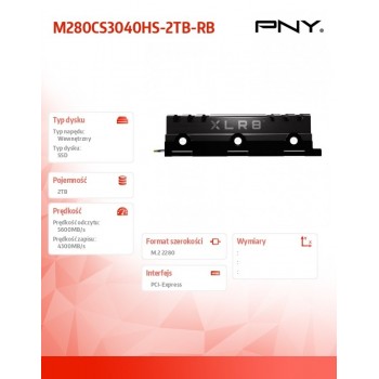 Dysk twardy SSD 2TB M.2 2280 CS3040 M280CS3040HS-2TB-RB
