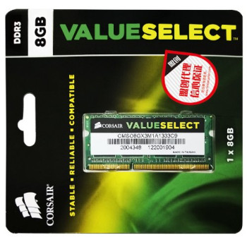 Corsair DDR3 SO-DIMM 8GB 1333-9