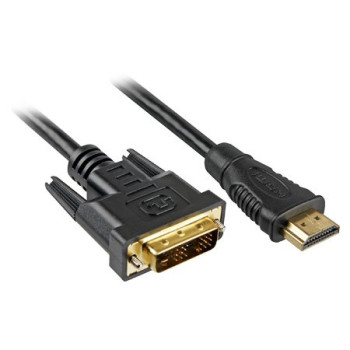 Sharkoon Adapter HDMI - DVI-D (24+1) black 3,0m