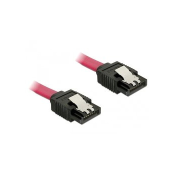 Delock Kabel SATA prosty/prosty red 30cm - 6GB/s