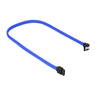 Sharkoon SATA III Kabel kątowy niebieski - 60 cm
