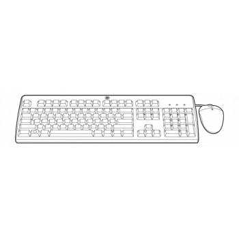 Zestaw USB RU Keyboard/Mouse Kit 638214-B21