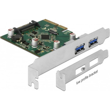 DeLOCK PCIe x4 2x ext USB 3.1 Gen2 A USB controller