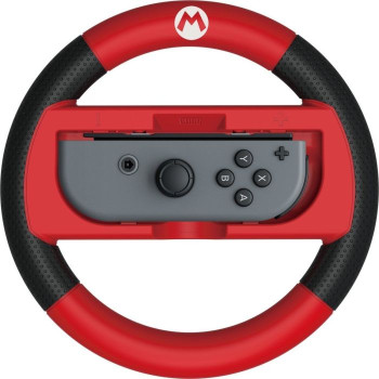 HORI Mario Kart 8 Deluxe Joy-Con steering wheel Mario, bracket (red / black)