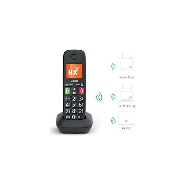 Gigaset E290HX, handset (black) Gigaset E290HX, handset (black)
