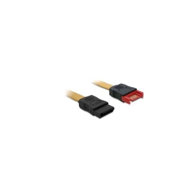 Przedłużacz SATA DATA(M/F) żółty 50 cm Przedłużacz SATA DATA(M/F) żółty 50 cm