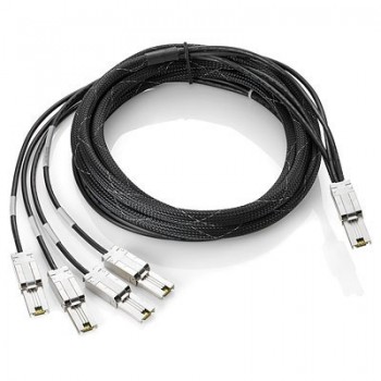 Kabel 4m Ext Mini-SAS to 4x Mini-SAS Cable AN976A