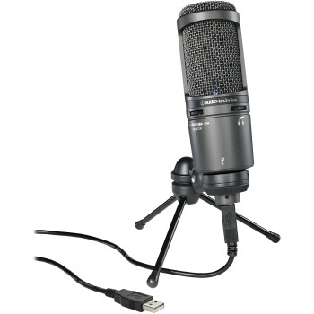 Audio Technica AT2020USB + condenser microphone black - USB condenser polar pattern