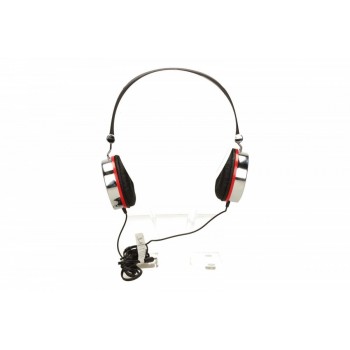 Słuchawki MHP-903 Black/Silver/Red 150cm