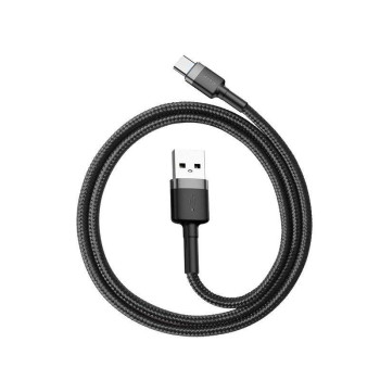 Baseus Kabel USB-C CATKLF-CG1 2A 2m szaro-czarny
