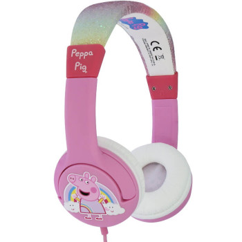 OTL Technologies Słuchawki dziecięce Peppa Pig Glitter Rainbow