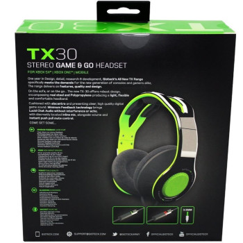 Gioteck Słuchawki TX30 PS5/PS4/Xbox zielone