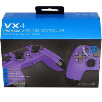 Gioteck Kontroler bezprzewodowy VX4 PS4/PC fiolet