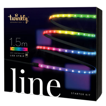 Twinkly Taśma LED Line czarna RGB 1,5 M - zestaw startowy