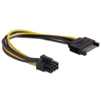 Kabel SATA Power(M) - PCI Express 6Pin 21cm