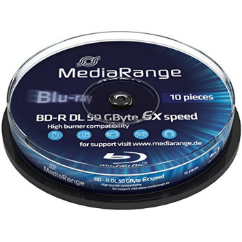 BD-R DL 6x CB 50GB MediaR 10 sztuk
