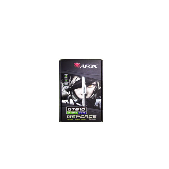 AFOX GEFORCE GT610 1GB DDR3 64BIT DVI HDMI VGA LP V5 AF610-1024D3L7-V5