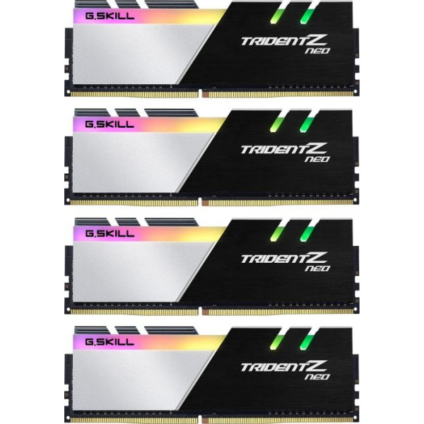 G.Skill DDR4 - 32 GB -3600 - CL - 16 - Quad Kit, RAM, Trident Z Neo (F4-3600C16Q-32GTZN) G.Skill DDR4 - 32 GB -3600 - CL - 16 - Quad Kit, RAM, Trident Z Neo (F4-3600C16Q-32GTZN)