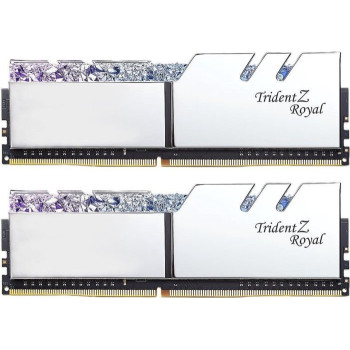 G.Skill DDR4 - 16 GB -3600 - CL - 14 - Dual kit, Trident Z Royal (silver, F4-3600C14D-16GTRSB)