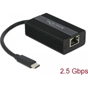 DeLOCK Adapter USB-C St 2.5 Gigabit LAN