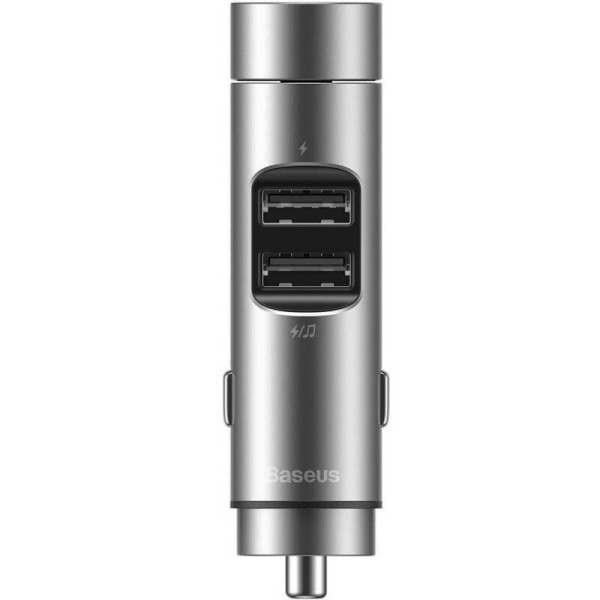 Baseus Transmiter FM Energy Column CCNLZ-0S srebrny Baseus Transmiter FM Energy Column CCNLZ-0S srebrny