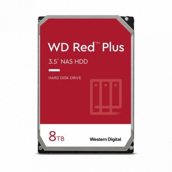 Dysk WD Red Plus 8TB 3,5 cala CMR 256MB/5400RPM Class
